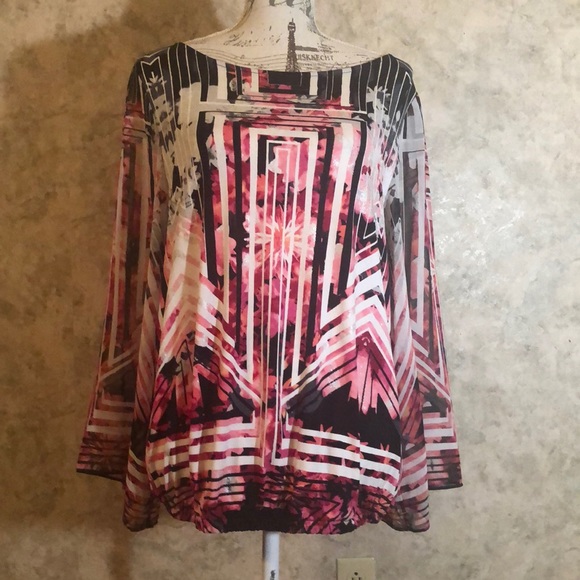 Style & Co. Tops - Style & co. Long Sleeve Sparkling Floral Top